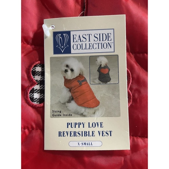 East Side Collection reversible dog Vest Size X-Small Teacup Tiny Dog Vest NEW - Picture 8 of 8
